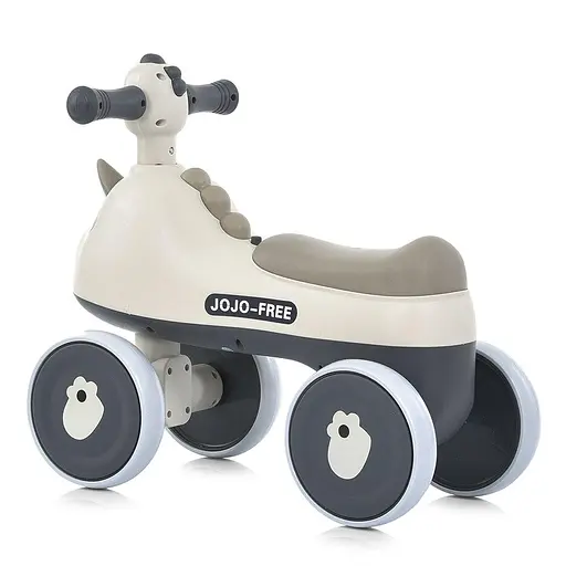 Каталка-толокар Bambi M 5856E-17 з музикою, світлом, EVA-колесами, рогом, до 25 кг, бежева - фото 3