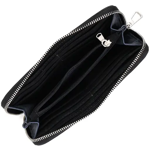 Шкіряний чоловічий гаманець Grande Pelle 19.5х10х2.2 см acs0026944 - фото 4