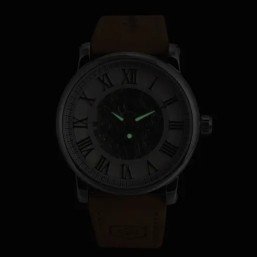 Наручний годинник Forsining Vintage Pro Сріблястий (3275) - фото 7