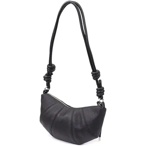 Женская полукруглая сумка Vintage из натуральной кожи 25х14х4 см sum0027521 - фото 1