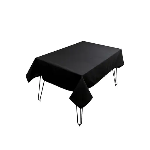 Скатертина Прованс Kelly чорна 140х140 см (032908) - фото 1