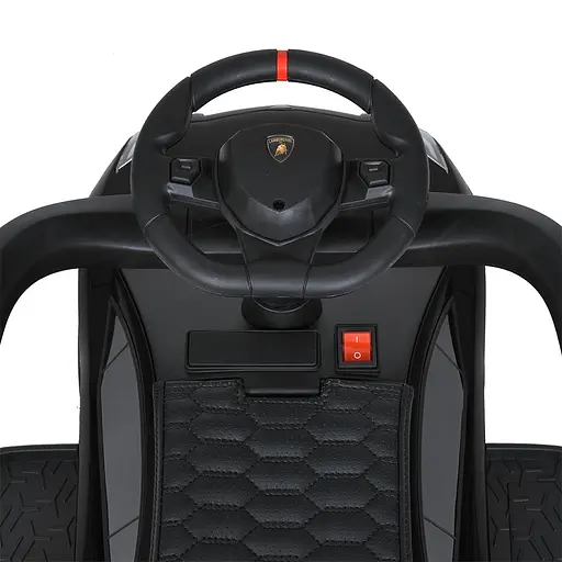 Каталка-толокарь Bambi Lamborghini с музыкой и светом черный - фото 5