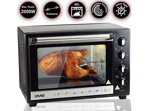 Електрична піч DMS OCR48D духовка настільна об'єм 48 л потужність 2000 Вт - фото 3
