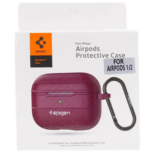 Футляр SGP Shockproof для наушников Airpods 1/2 Plum - фото 6