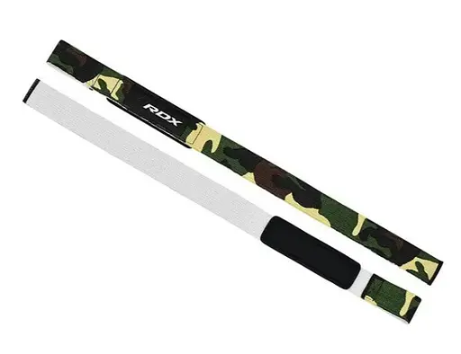 Лямки для тяги RDX W1 Gym Single Strap Camo Green Plus (WAN-W1CGN+) - фото 4