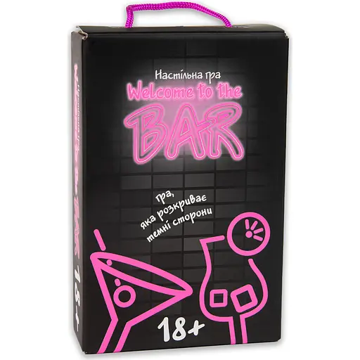 Настільна гра Strateg Welcome to the BAR розважальна українською мовою (30374) - фото 1