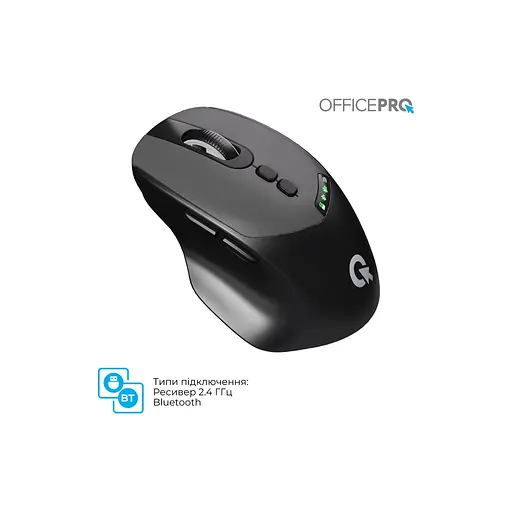 Мышка OfficePro M520B Wireless/Bluetooth Black (M520B) - фото 11