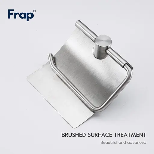 Тримач для туалетного паперу нержавіюча сталь Frap F30103 1/40 Хром - фото 5