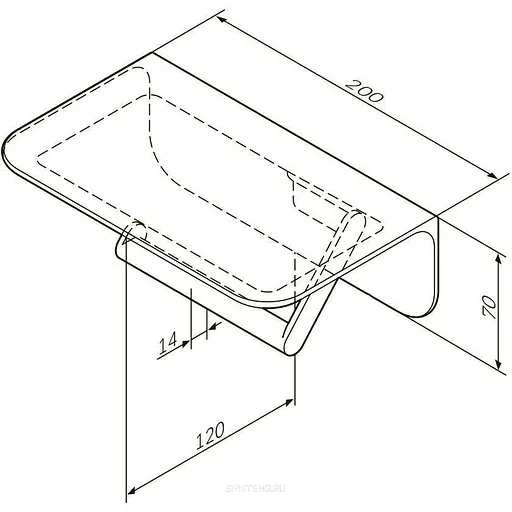 Тримач туалетного паперу AM.PM Sensation A30341500 Хром - фото 5