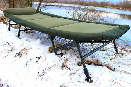 Кровать раскладушка Mivardi карповая рыбацкая Professional FLAT8 нагрузка 140 кг - фото 8