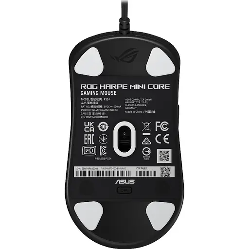 Мышь Asus ROG Harpe Mini Core USB Black (90MP04D0-BMUA00) [153084] - фото 7