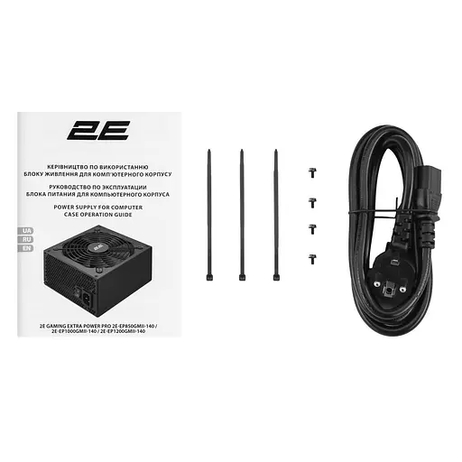 Блок живлення 2E GAMING Extra Power Pro 1000W ATX 3.1 80+ Gold (2E-EP1000GMII-140) - фото 10