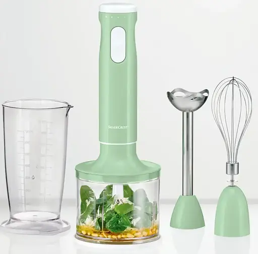 Блендер погружной SilverCrest 3 в 1 SSMS 600w, многофункциональный, мощный, три цвета - фото 2