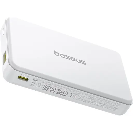 Зовнішній акумулятор Baseus Airpow II Qi2 10000mAh 22.5W White (P10080000213-00)  [134988] - фото 4