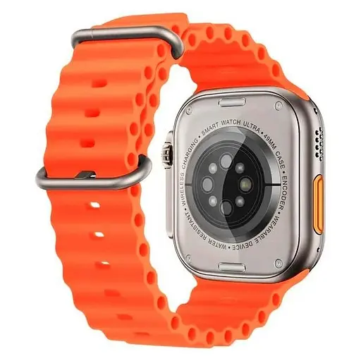 Смарт-часы XO M8 Pro Wireless Charging Smart Sports Watch.BT Call, Track, HeartRate, IP68 Orange - фото 2