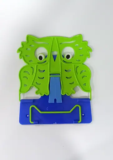 Підставка для книг №4 "Сова" 631569 Irbis пластикова, в пакеті (4820098991365) Зелено-синій Вид 14 - фото 1