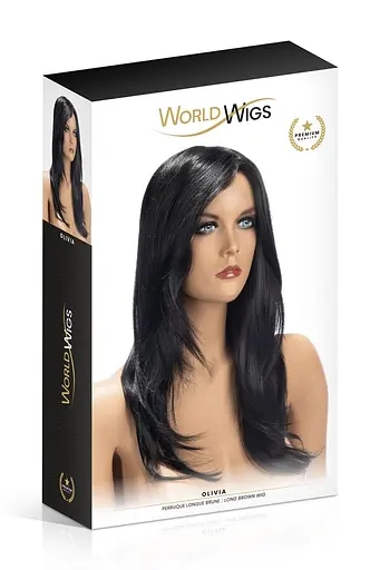Парик World Wigs Olivia Long Brown One size - фото 2