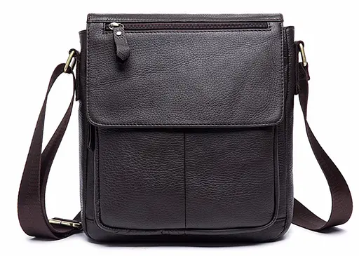 Чоловіча шкіряна сумка Vintage 25,5х24х6 см sum0012250 - фото 1