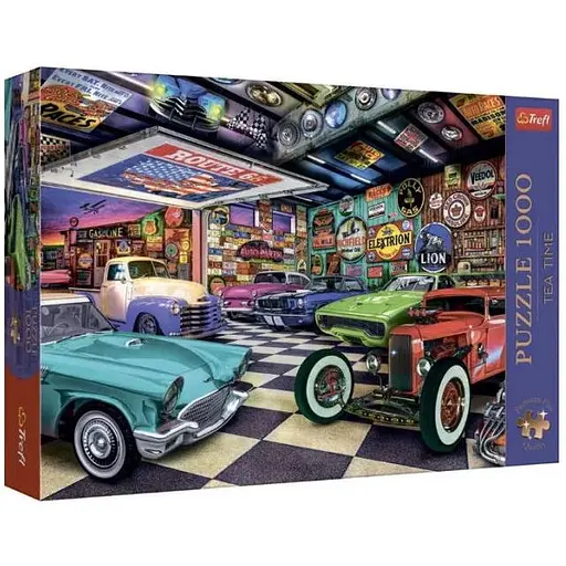 Пазл Trefl Время чаепития: Гараж коллекционера автомобилей 1000 эл. (10845)