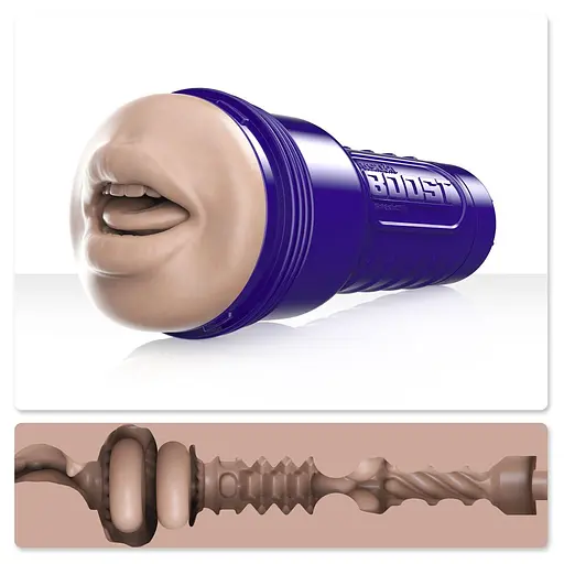 Мастурбатор-ротик Fleshlight Boost Blow, плаваючі кільця Turbo Tech - фото 5