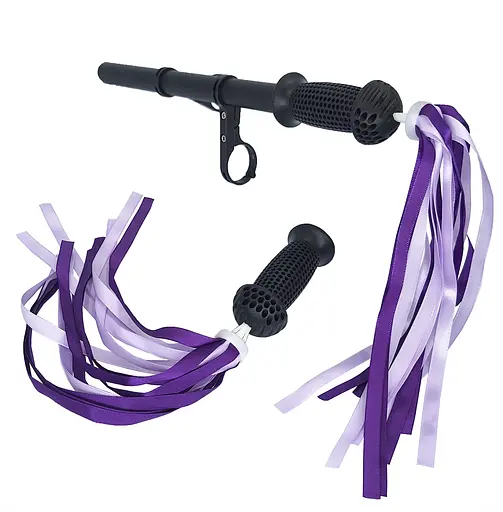 Ленты в руль детского велосипеда / самоката атласные фиолетовые (G00010533) - фото 2