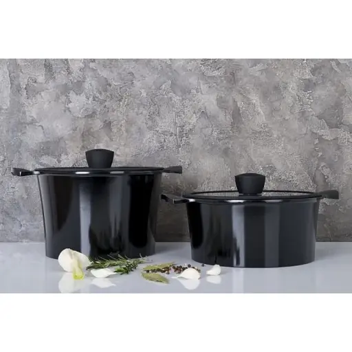 Каструля RINGEL Zitrone Black 20x9.5 см 2,5л RG-2108-20 BL - фото 6