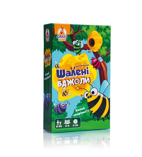 Настольная игра "Безумные пчелы" VT8077-06 Vladi Toys, в коробке (4820234765546) - фото 1