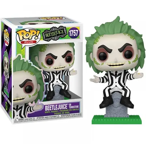 Фігурка Funko Pop Бітлджус з надгробком Beetlejuice with Tombstone 10 см FP B B 1757