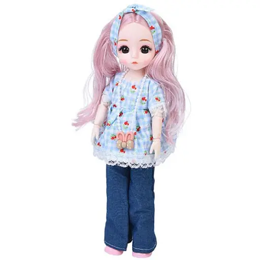 Детская игровая кукла Bambi F0322 Blue шарнирная размер 29 см - фото 1