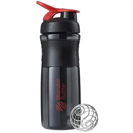 Шейкер спортивний BlenderBottle SportMixer Flip 28oz/820 мл Black/Red (SM 28oz Black/Red) - фото 1