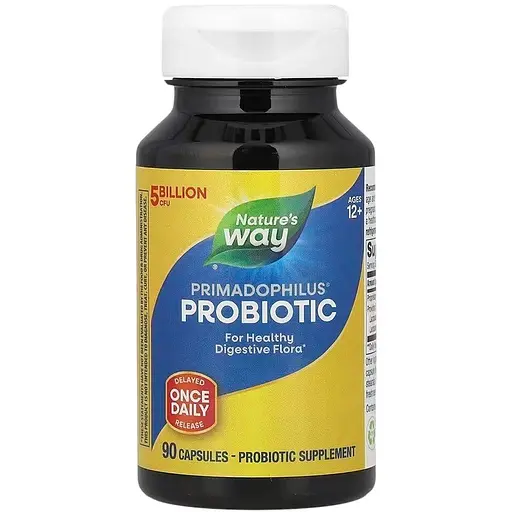 Пробиотик Примадофилус Nature's Way Primadophilus Bifidus 5 млрд КОЕ для детей старше 12 лет 90 капсул