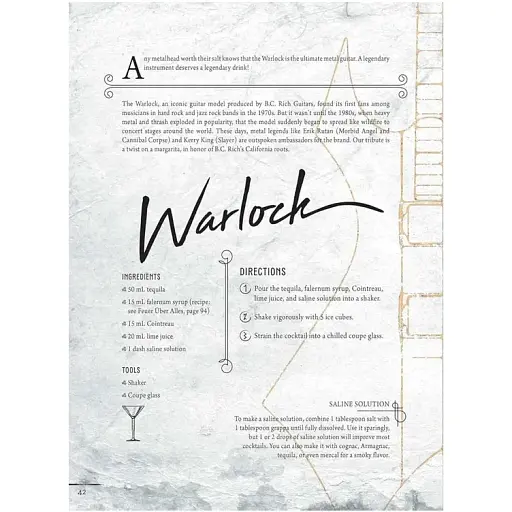 Metal Cocktails. 42 Recipes Inspired by the World's Biggest Bands - фото 4