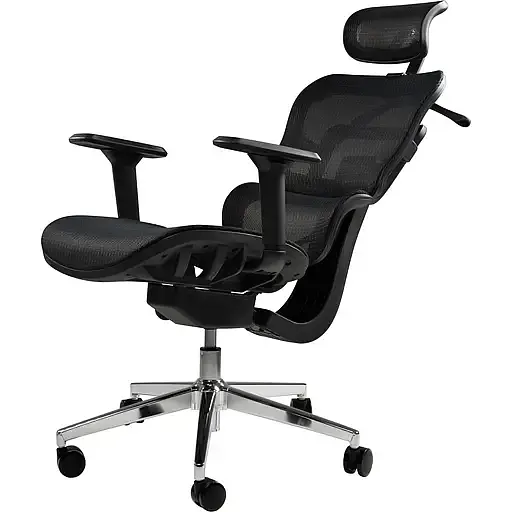 Офисное кресло GT Racer B-517M, черное (B-517M Black) - фото 4