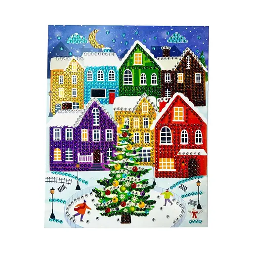 Набір для творчості діамантова мозаїка "Місто" Апельсин НТ-34-04 - фото 2