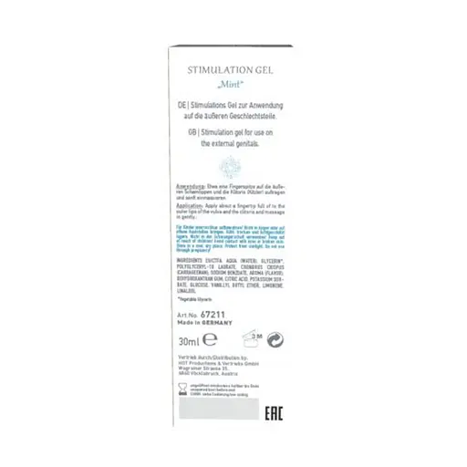 Гель для стимуляції клітора Shiatsu Stimulation Gel Mint 30 мл - фото 2