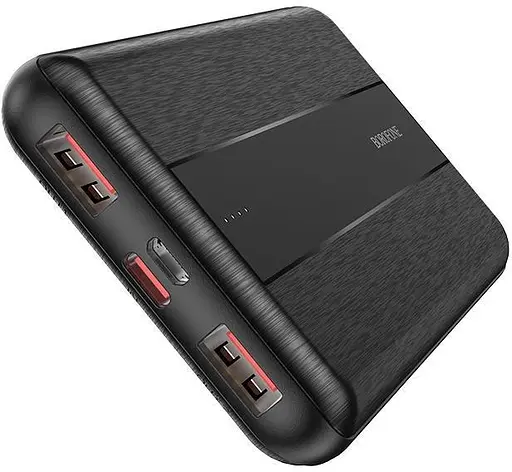 Внешний аккумулятор 10000 мАч Borofone BJ13 Sage 22.5w самый дешевый черный - фото 4