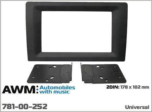 Универсальная рамка для перехода с 10.1" на 2 DIN AWM 781-00-252 - фото 5