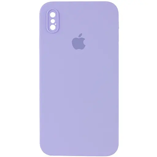 Чохол Epik Silicone Case Square Full Camera Protective AA для Apple iPhone XS Max 6.5 Бузковий/Dasheen