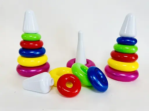 Пирамидка Веселка 1 Бамсик, 22x11.5 см - фото 2