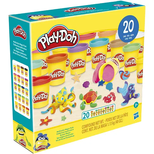 Уцінка. Набір маси для ліплення Hasbro Play-doh 20 баночок (F2829) - фото 2