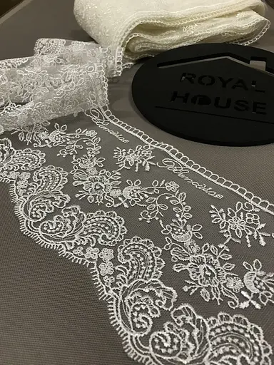 Мереживо Блюмарін кремове - фото 1