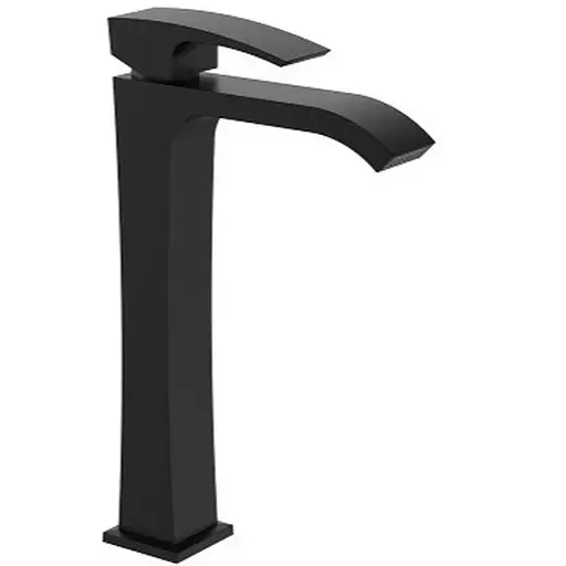 Змішувач для умивальника Koer KB-13007-05 високий KR3445 Чорний матовий - фото 1