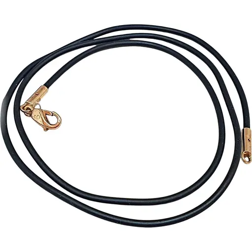 Ювелірний шнурок Родинні коштовності з каучуку з золотими вставками. 1510299 55