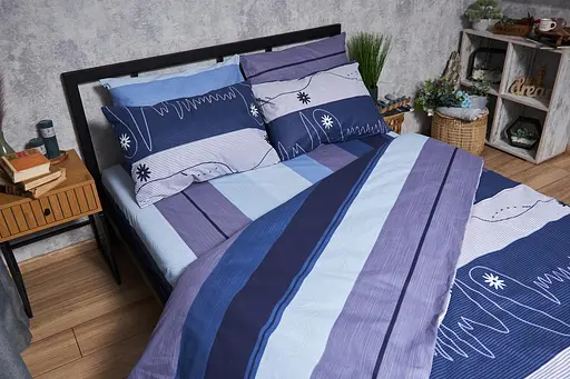 Комплект постільної білизни Moon&Star Бязь Gold Люкс Cardio King Size 220x240 наволочки 2х70х70 - фото 5