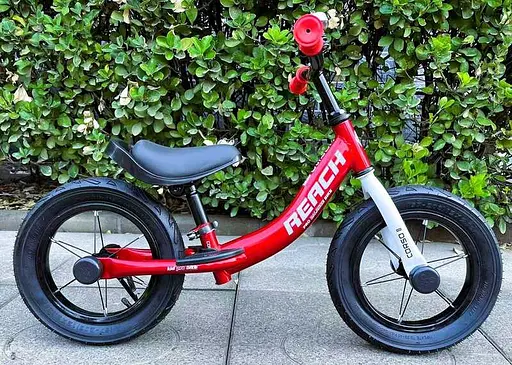 Велобег Corso Reach, стальная рама, колесо 12", надувные колеса, подножка, подставка для ног, звонок RC-4609-50 - фото 2