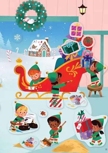 Sticker Books: Sparkly Santa - фото 5