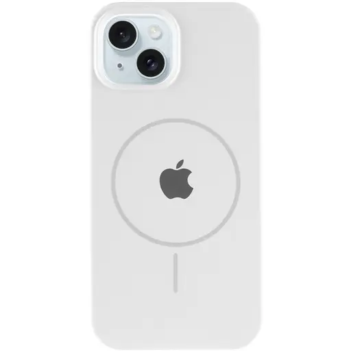 Чехол Epik Silicone Case Full Protective AA with MagSafe для Apple iPhone 15, 6.1 Белый/White - фото 2