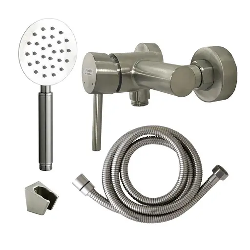 Змішувач для душу Ø35 Wezer EKO5-01 1/10 Нержавіюча сталь - фото 2