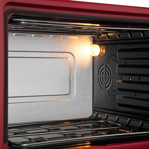 Печь электрическая Ardesto 70 л, 2000 Вт, механич., двойное стекло, вертел, малиновый - фото 10