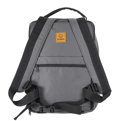 Рюкзак-антикрадій OOLOO Кенгуру 40x30x20 см, графітовий 2657 - фото 2